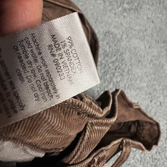 PacSun Canvas Pants Mens 29 x30 Straight Leg Double Knee Work Baggy Brown - Picture 10 of 11